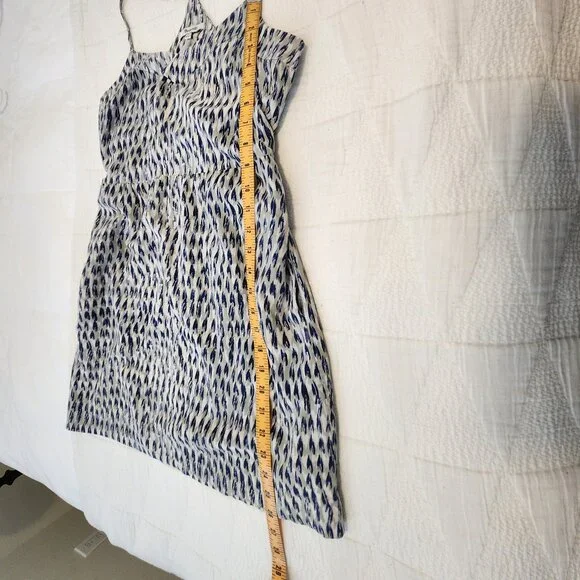 Madewell Sunlight silk camisole sleeveless slip dress feathers - Picture 10 of 12